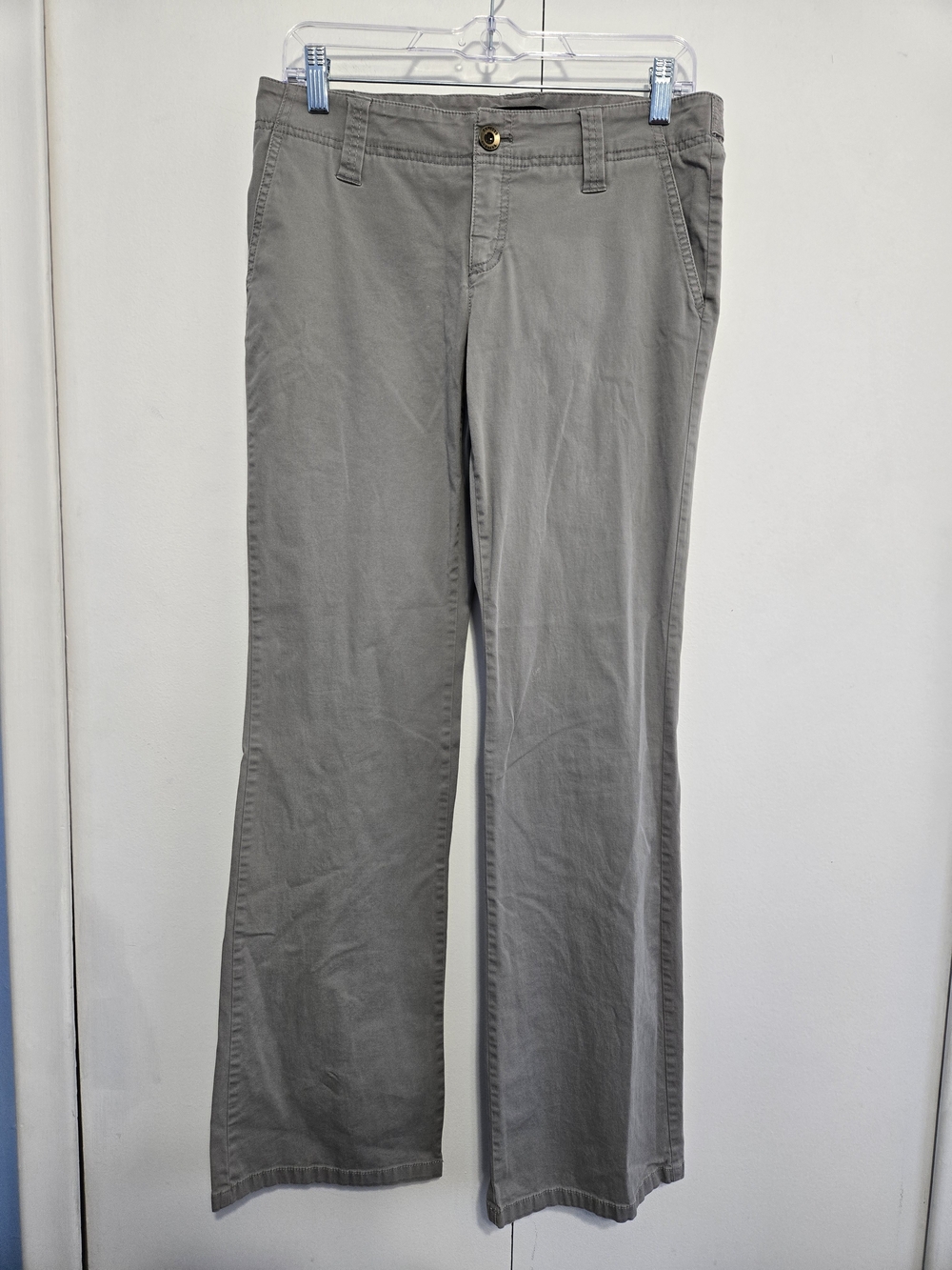 Express Editor Gray Bootcut Pants Women's Size 6 Stretch Career